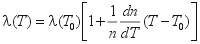 Formula lambda (T)