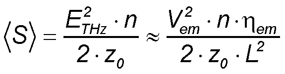 Formula Poynting vector
